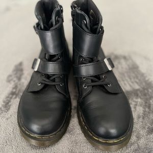 Dr. Martens Leather Buckle Boots